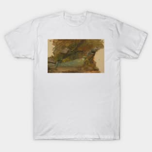 Woodland Stream by Frederic Edwin Church T-Shirt